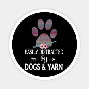 Dogs & Yarn Magnet